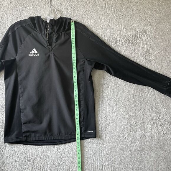 Adidas CLIMAWARM Women's Black Pullover Hoodie Sweatshirt SZ/L - Picture 10 of 16